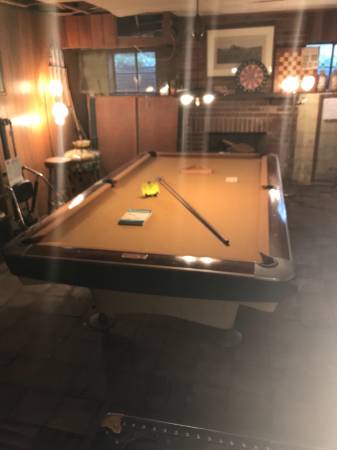 1960 brunswick pool tables