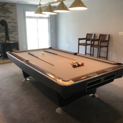 S0L0® 9ft Brunswick Gold Crown Pool table Installation and delivery included **SOLD**